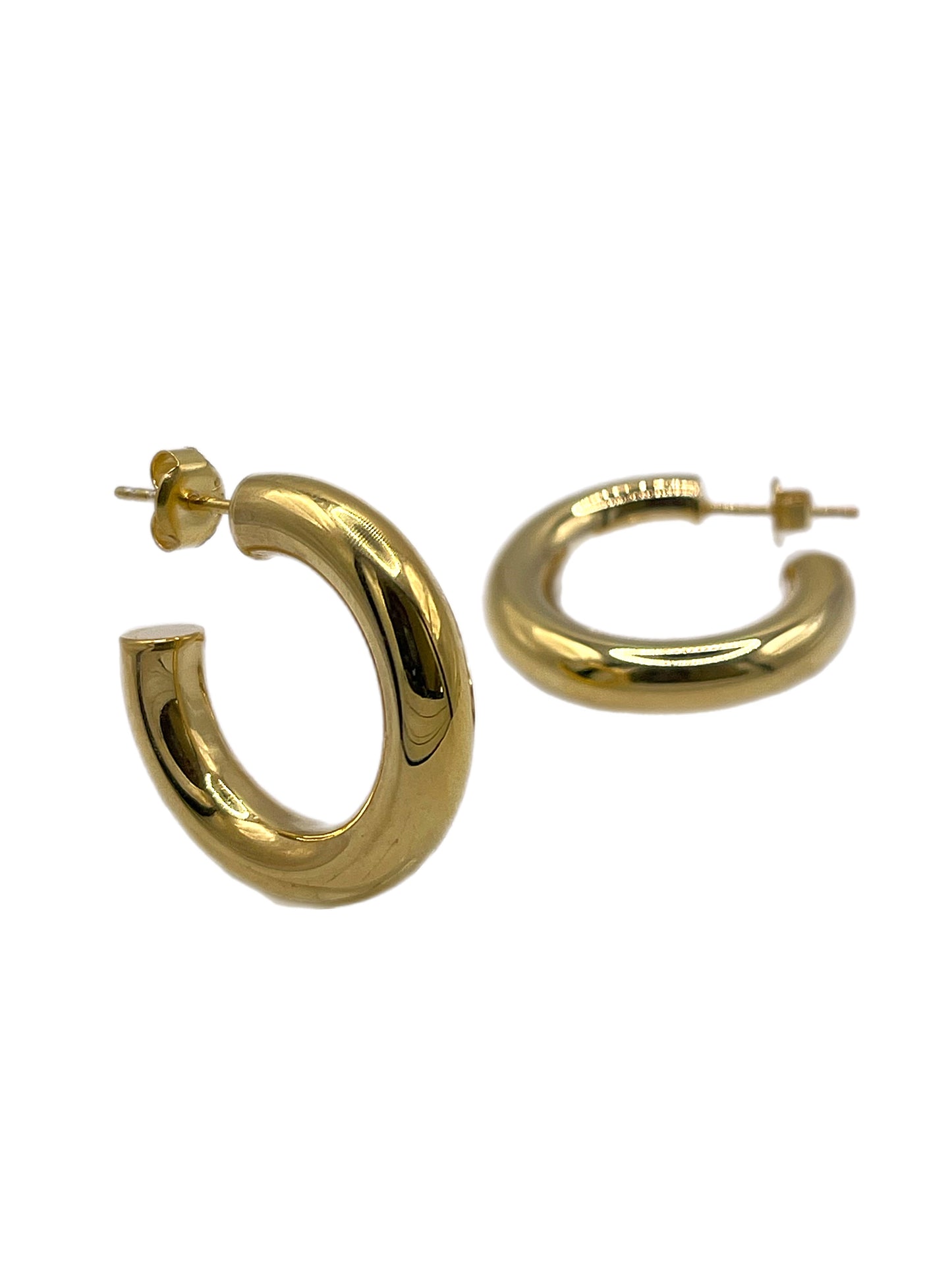 Large Gold Hoop Earrings