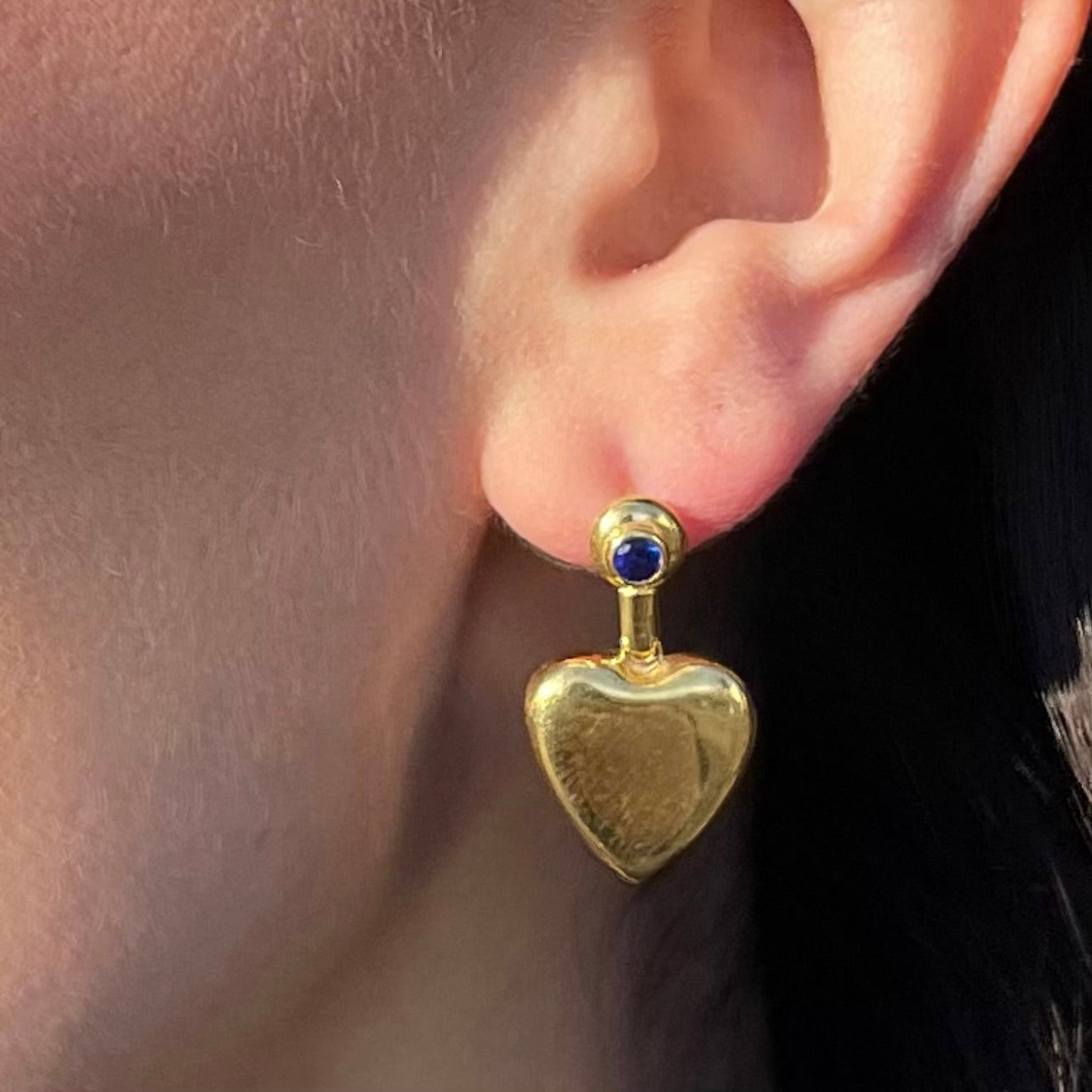 Gold 'Lovers' Earrings