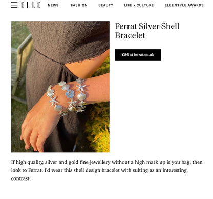 Silver Shell Bracelet