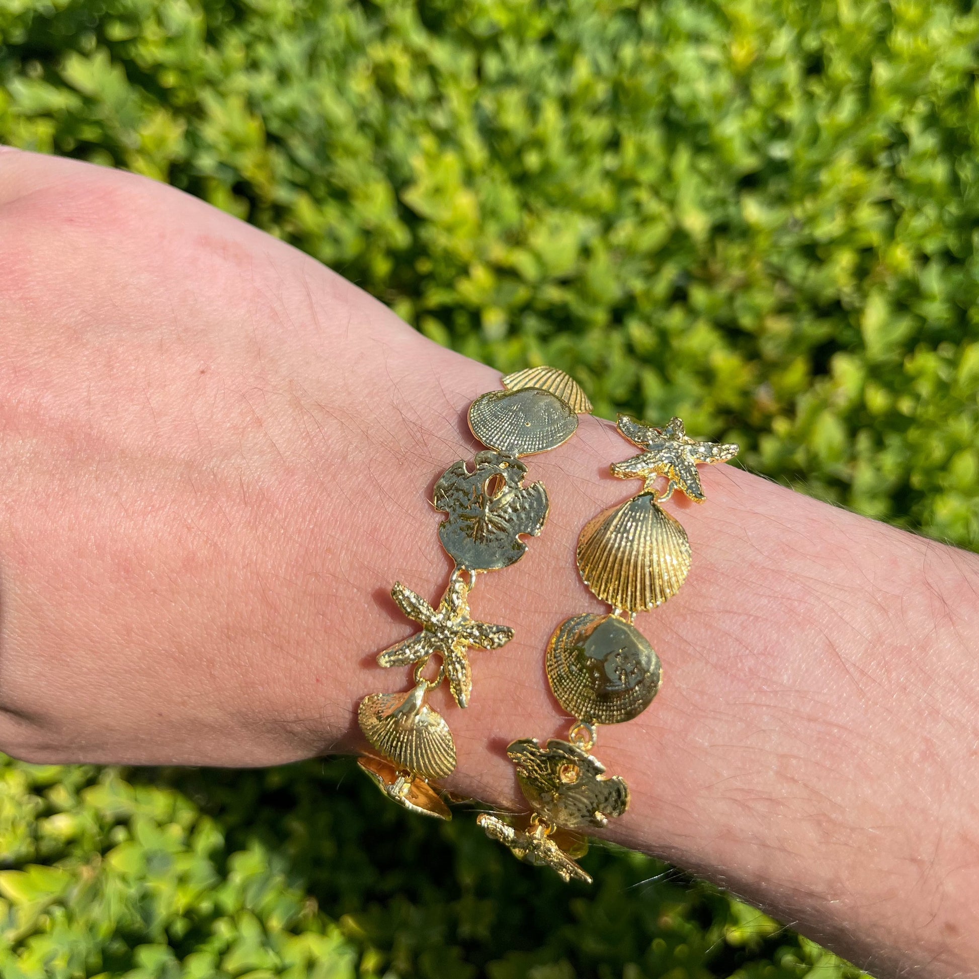 Gold Shell Bracelet FERRAT