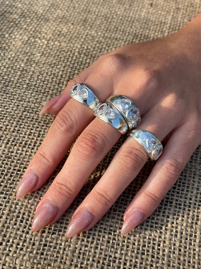 Silver Lovers Ring