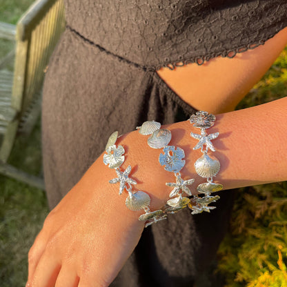 Silver Shell Bracelet