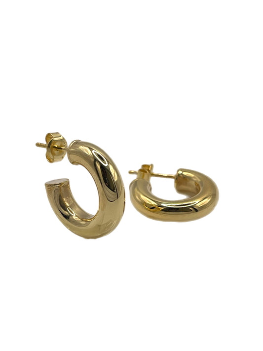 Medium Gold Hoop Earrings