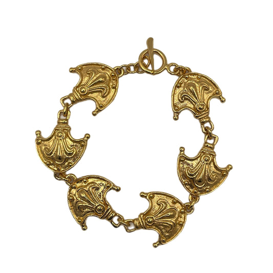 Gold Roma Link Bracelet