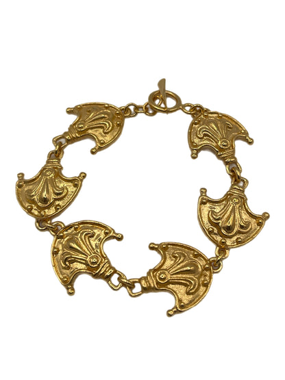 Gold Roma Link Bracelet